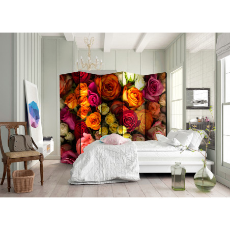Paravan Bouquet Of Roses Ii [Room Dividers] 225 cm x 172 cm-01