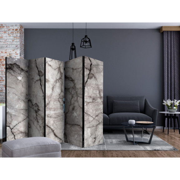 Paravan Grey Marble Ii [Room Dividers] 225 cm x 172 cm Artgeist