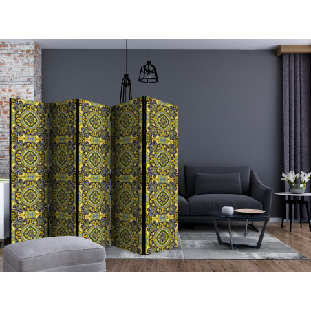 Paravan Malachite Mosaic Ii [Room Dividers] 225 cm x 172 cm-01