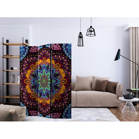 Paravan Colourful Kaleidoscope [Room Dividers] 135 cm x 172 cm-01