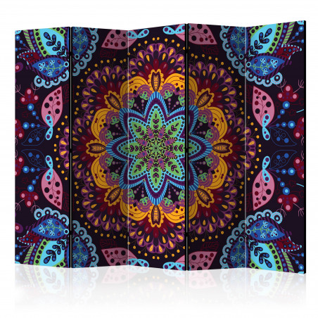 Paravan Colourful Kaleidoscope Ii [Room Dividers] 225 cm x 172 cm-01