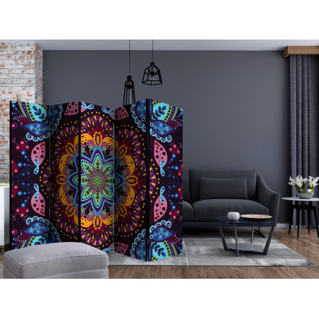 Paravan Colourful Kaleidoscope Ii [Room Dividers] 225 cm x 172 cm-01