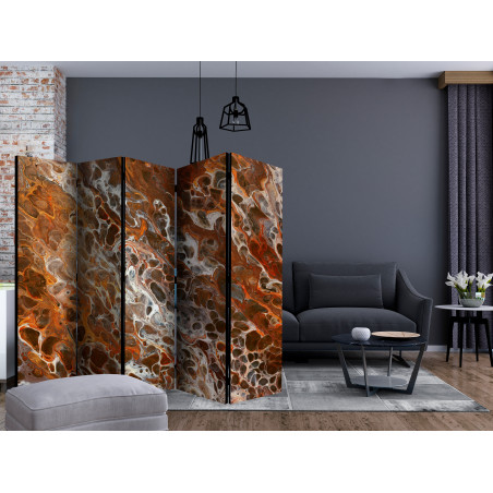 Paravan Brown Craters Ii [Room Dividers] 225 cm x 172 cm-01