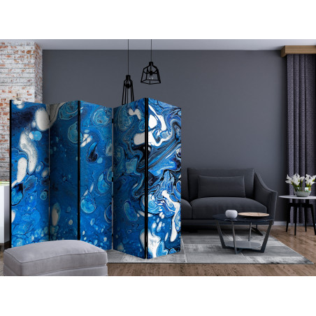 Paravan Blue Stream Ii [Room Dividers] 225 cm x 172 cm-01