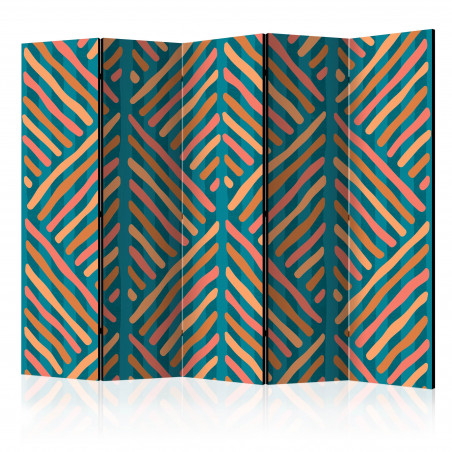 Paravan Ethnic Composition Ii [Room Dividers] 225 cm x 172 cm-01