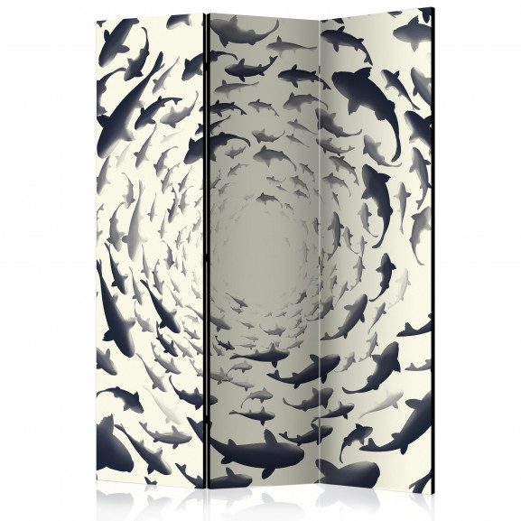 Paravan Fish Swirl [Room Dividers] 135 cm x 172 cm