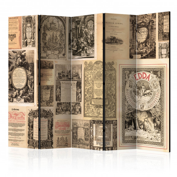 Paravan Vintage Books Ii [Room Dividers] 225 cm x 172 cm 172