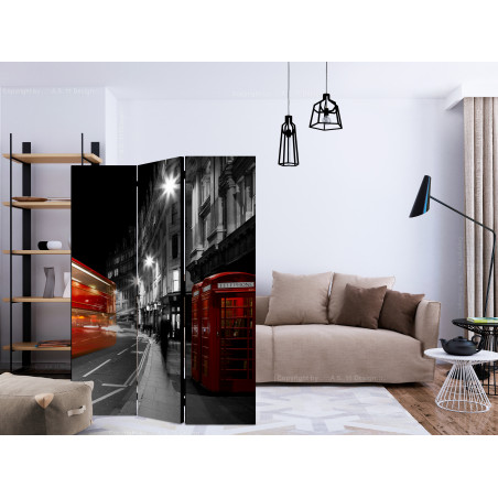 Paravan Night Fever [Room Dividers] 135 cm x 172 cm-01