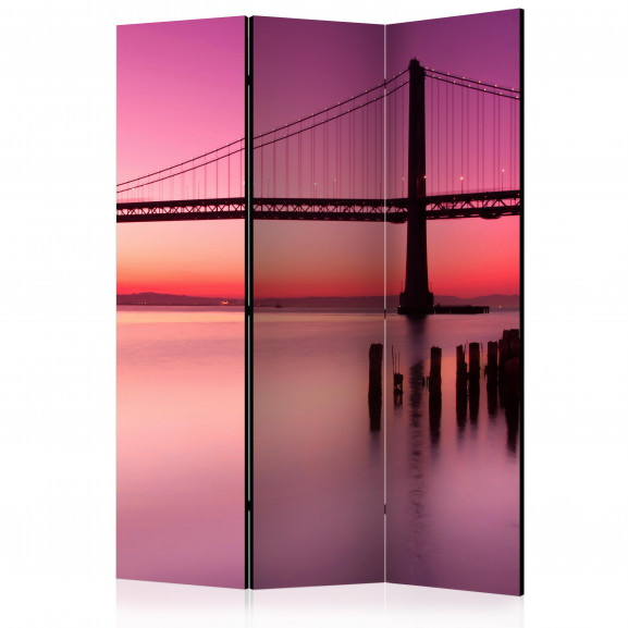 Paravan Purple Evening [Room Dividers] 135 cm x 172 cm