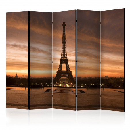 Paravan Evening Colours Of Paris Ii [Room Dividers] 225 cm x 172 cm-01
