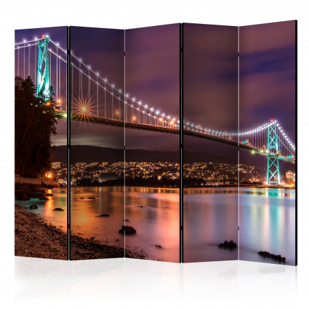 Paravan Glow Above The City Ii [Room Dividers] 225 cm x 172 cm-01