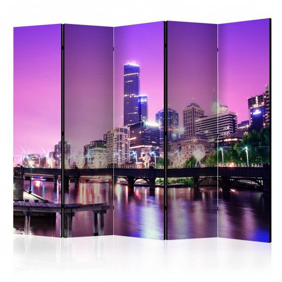 Paravan Purple Melbourne Ii [Room Dividers] 225 cm x 172 cm