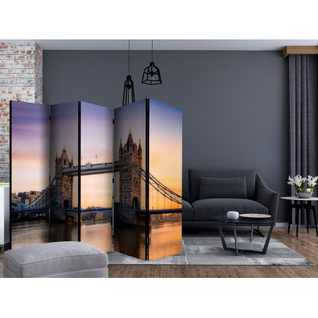 Paravan Bridge At Sunset Ii [Room Dividers] 225 cm x 172 cm-01