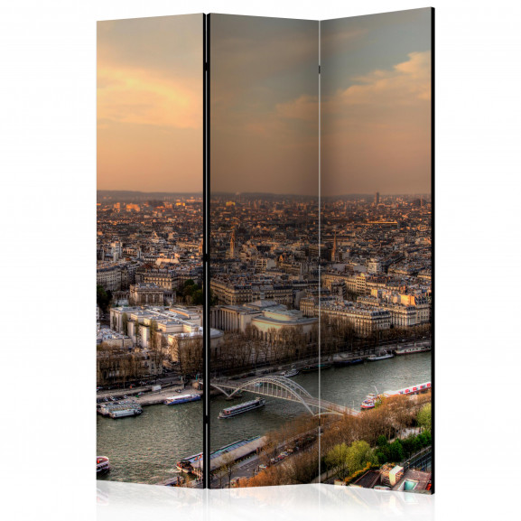 Paravan Barges On The Seine [Room Dividers] 135 cm x 172 cm