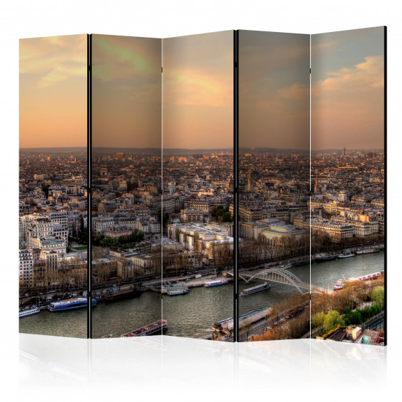 Paravan Barges On The Seine Ii [Room Dividers] 225 cm x 172 cm