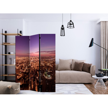 Paravan Chicago Panorama [Room Dividers] 135 cm x 172 cm-01