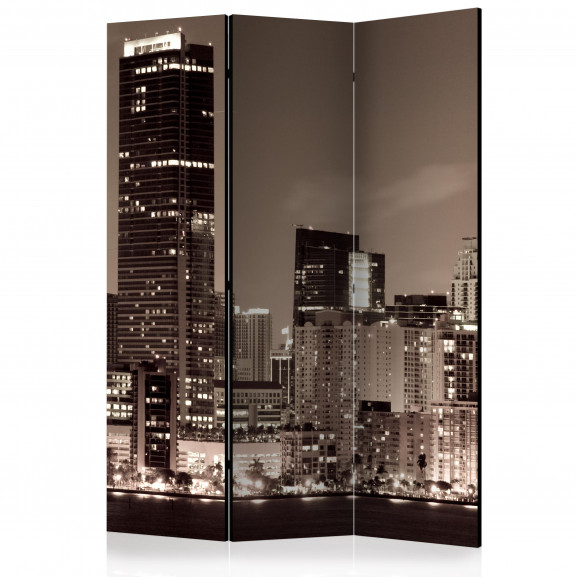 Paravan Miami In Sepia [Room Dividers] 135 cm x 172 cm