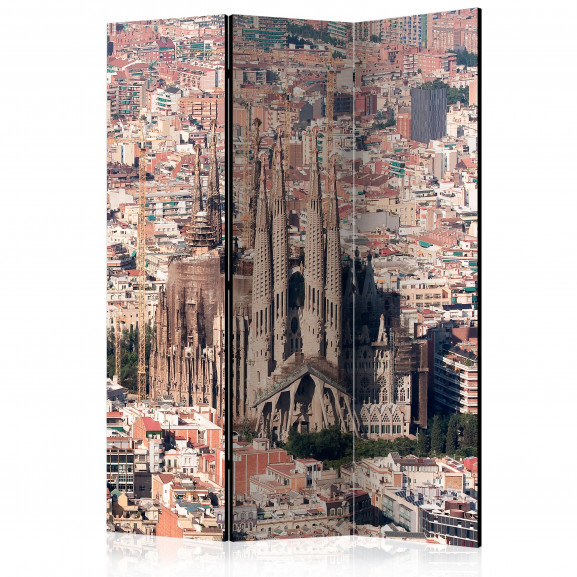 Paravan Heart Of Barcelona [Room Dividers] 135 cm x 172 cm