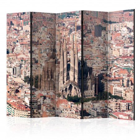 Paravan Heart Of Barcelona Ii [Room Dividers] 225 cm x 172 cm-01