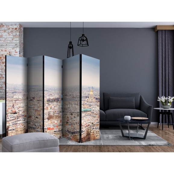 Paravan Paris Streets Ii [Room Dividers] 225 cm x 172 cm Artgeist