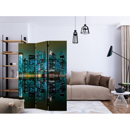 Paravan Gold Reflections Nyc [Room Dividers] 135 cm x 172 cm-01