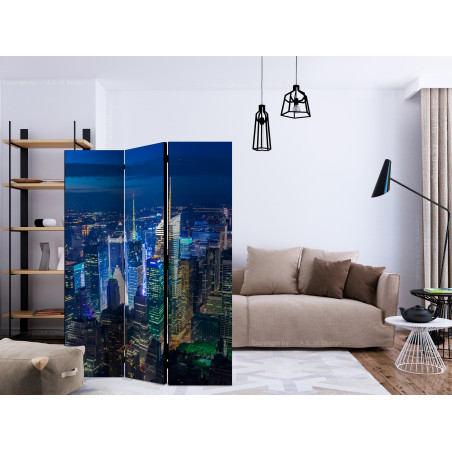 Paravan Manhattan Night [Room Dividers] 135 cm x 172 cm-01