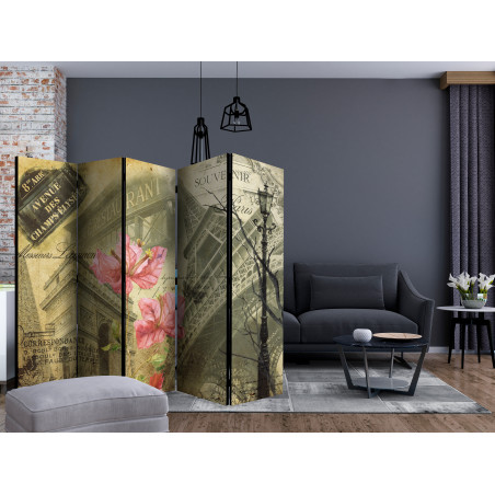 Paravan Bonjour Paris! Ii [Room Dividers] 225 cm x 172 cm-01