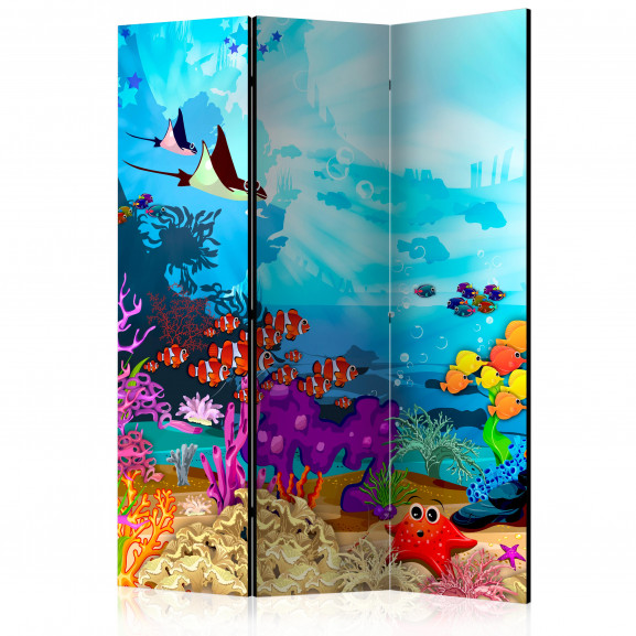 Paravan Colourful Fish [Room Dividers] 135 cm x 172 cm