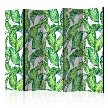 Paravan Long Leaves Ii [Room Dividers] 225 cm x 172 cm-01