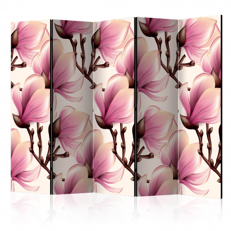 Paravan Blooming Magnolias Ii [Room Dividers] 225 cm x 172 cm-01