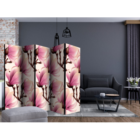 Paravan Blooming Magnolias Ii [Room Dividers] 225 cm x 172 cm-01