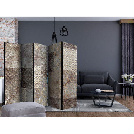 Paravan Geometric Textures Ii [Room Dividers] 225 cm x 172 cm-01