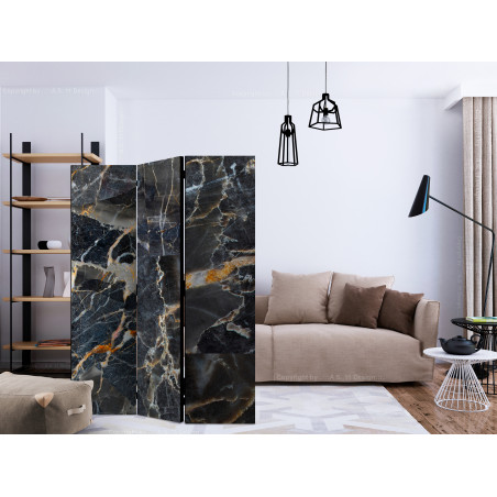 Paravan Black Marble [Room Dividers] 135 cm x 172 cm-01