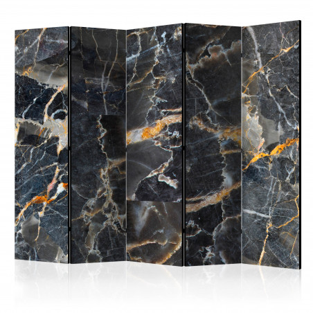 Paravan Black Marble Ii [Room Dividers] 225 cm x 172 cm-01