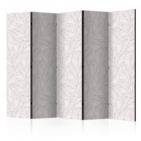 Paravan Colourless Leaves Ii [Room Dividers] 225 cm x 172 cm