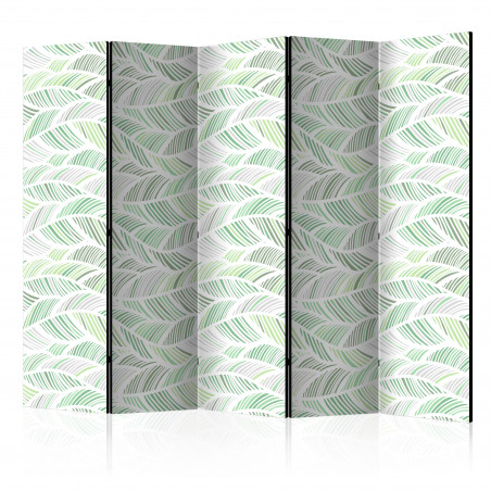 Paravan Green Waves Ii [Room Dividers] 225 cm x 172 cm-01