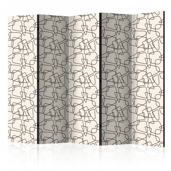 Paravan Rounded Geometry Ii [Room Dividers] 225 cm x 172 cm 172