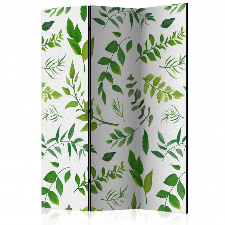 Paravan Green Twigs [Room Dividers] 135 cm x 172 cm-01