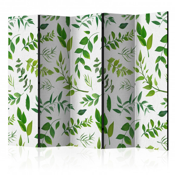 Paravan Green Twigs Ii [Room Dividers] 225 cm x 172 cm