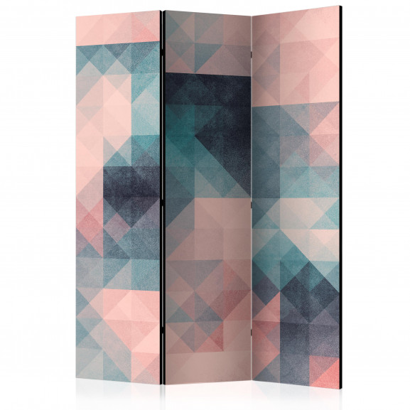 Poze Paravan Pixels (Green And Pink) [Room Dividers] 135 cm x 172 cm