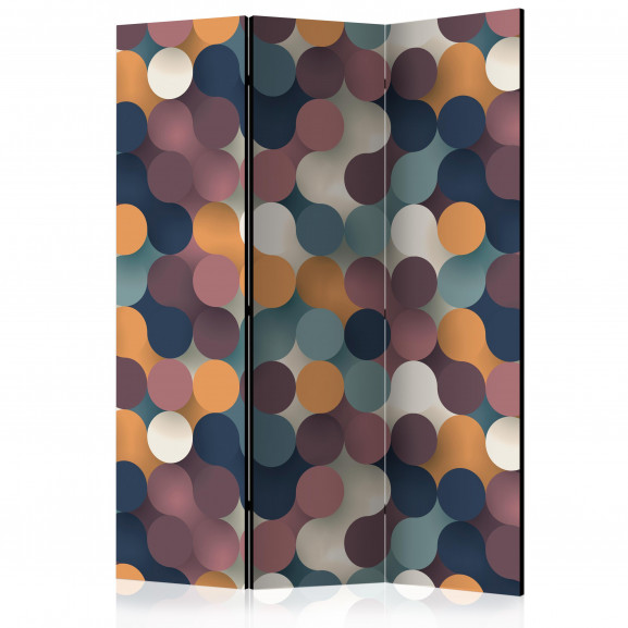 Paravan Colourful Particles [Room Dividers] 135 cm x 172 cm