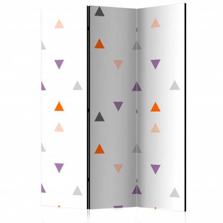 Paravan Triangles Rain [Room Dividers] 135 cm x 172 cm-01