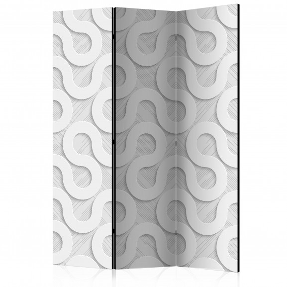 Paravan Grey Spirals [Room Dividers] 135 cm x 172 cm