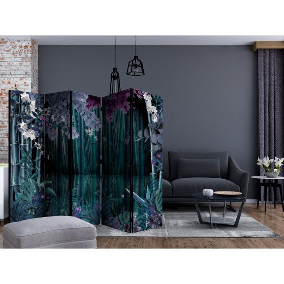Paravan Mysterious Night Ii [Room Dividers] 225 cm x 172 cm Artgeist imagine antiquemob.ro