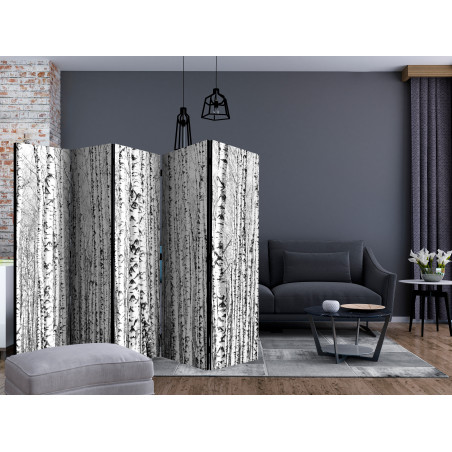 Paravan Birch Forest Ii [Room Dividers] 225 cm x 172 cm-01