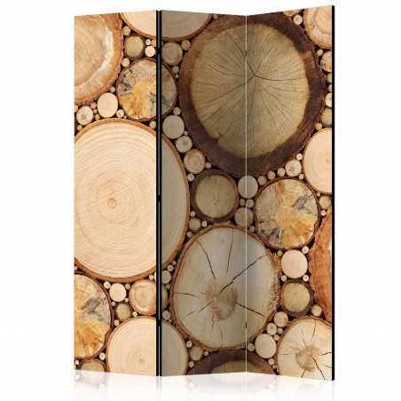 Paravan Wood Grains [Room Dividers] 135 cm x 172 cm-01