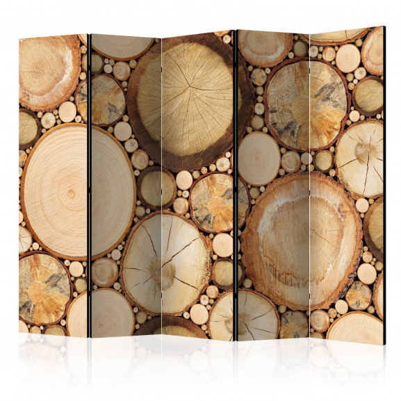 Poze Paravan Wood Grains Ii [Room Dividers] 225 cm x 172 cm
