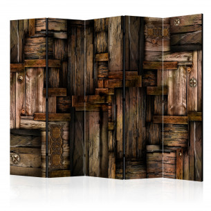 Paravan Wooden Puzzle Ii [Room Dividers] 225 cm x 172 cm
