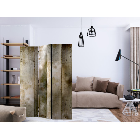 Paravan Gold Stripes [Room Dividers] 135 cm x 172 cm-01