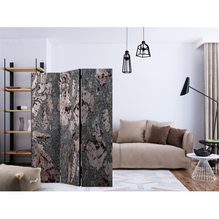 Paravan Grey Stopper [Room Dividers] 135 cm x 172 cm-01